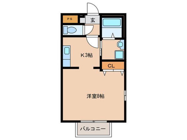 シャルムⅡの物件間取画像